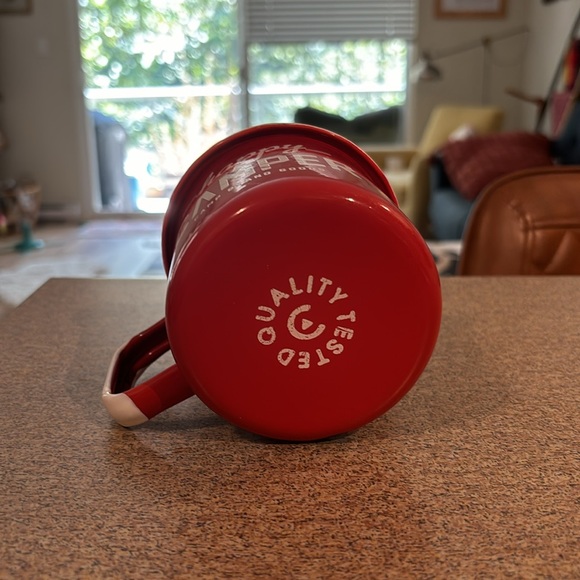 Happy camper enamel mug - Picture 3 of 4